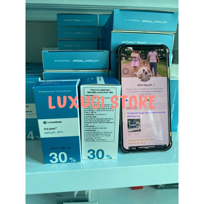 Peel MD, IM, Gigi - tách dung dịch Peel/Enhance/pro peel/post peel các loại