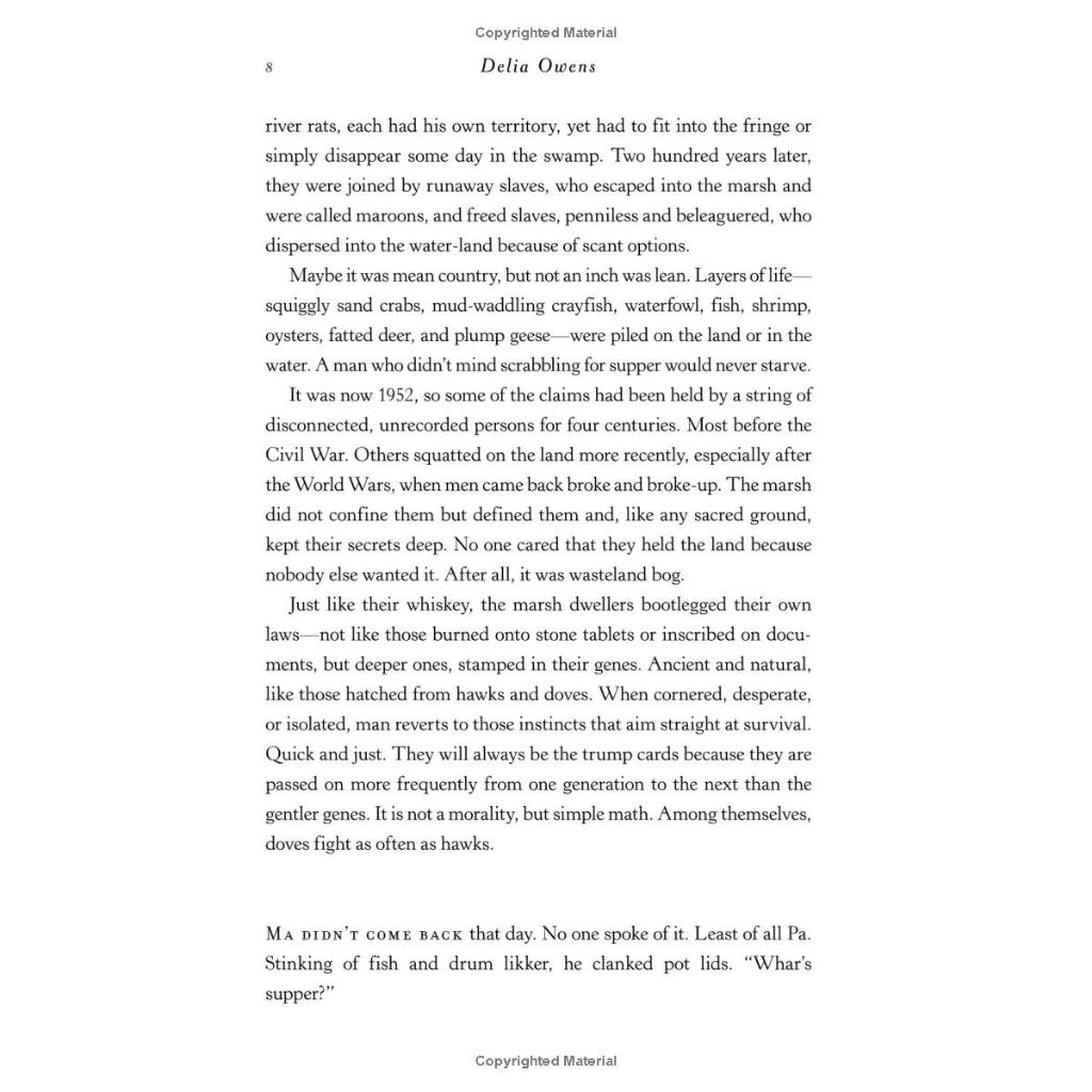 Sách Ngoại Văn - Where the Crawdads Sing - Delia Owens