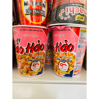 Một thùng 24 ly mì Hảo hảo tặng 1 gói hảo hảo chua cay