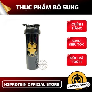 SHAKER SIÊU ANH HÙNG 800ML - BÌNH LẮC CÓ LÒ XO TIỆN LỢI