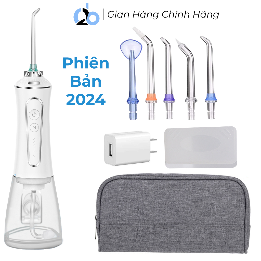 Tăm Nước H2ofloss HF-p11, phiên bản mới nhất 2024 của h2ofloss với dây sạc usb Type C và tăng cường khả năng chống nước