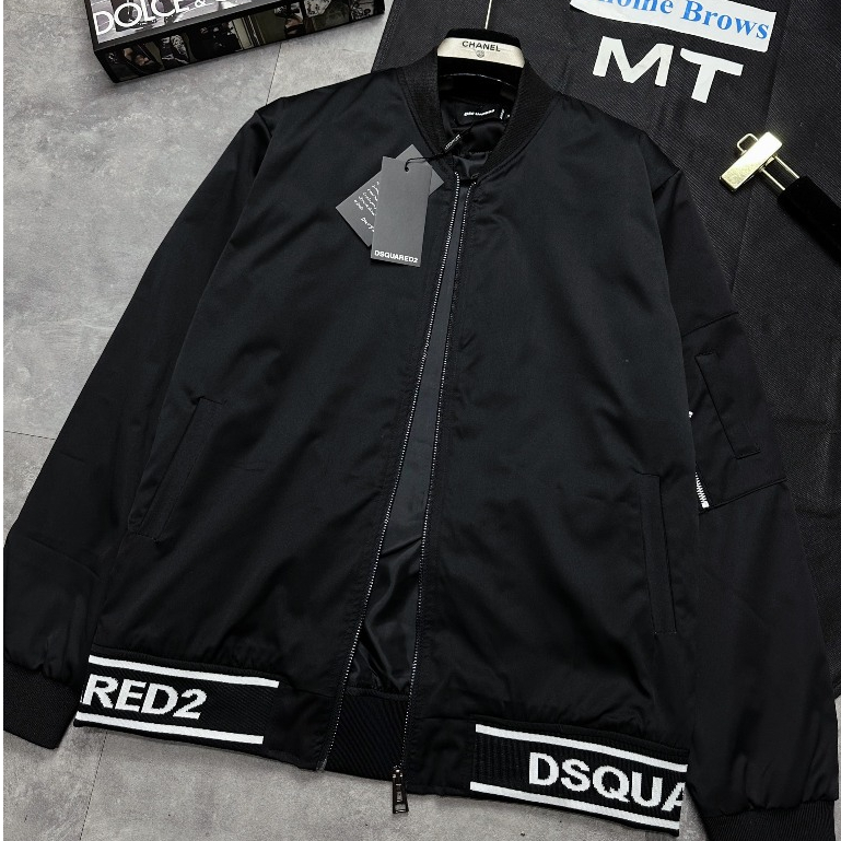 Áo Khoác Bomber Nam Đít Si Que Hình In 2 Bên Bo Chun Siêu Đẹp - Áo Bomber Gió Cao Cấp