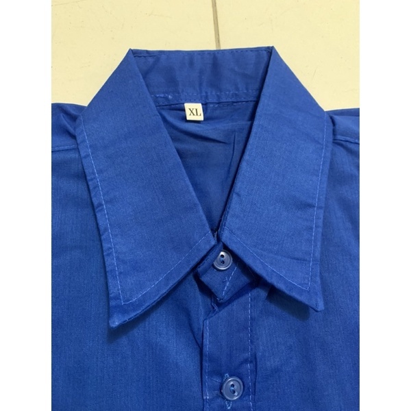 Áo Sơ Mi Đoàn Thanh Niên Dài Tay Vải Thô 1 Túi In Logo