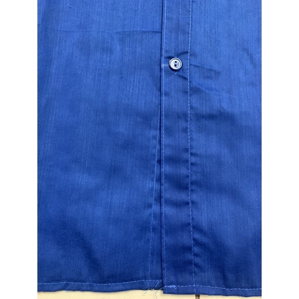 Áo Sơ Mi Đoàn Thanh Niên Dài Tay Vải Thô 1 Túi In Logo