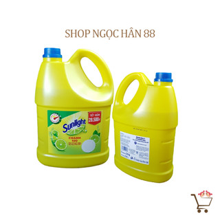 Nước rửa chén Sunight chanh - Can 3,6kg