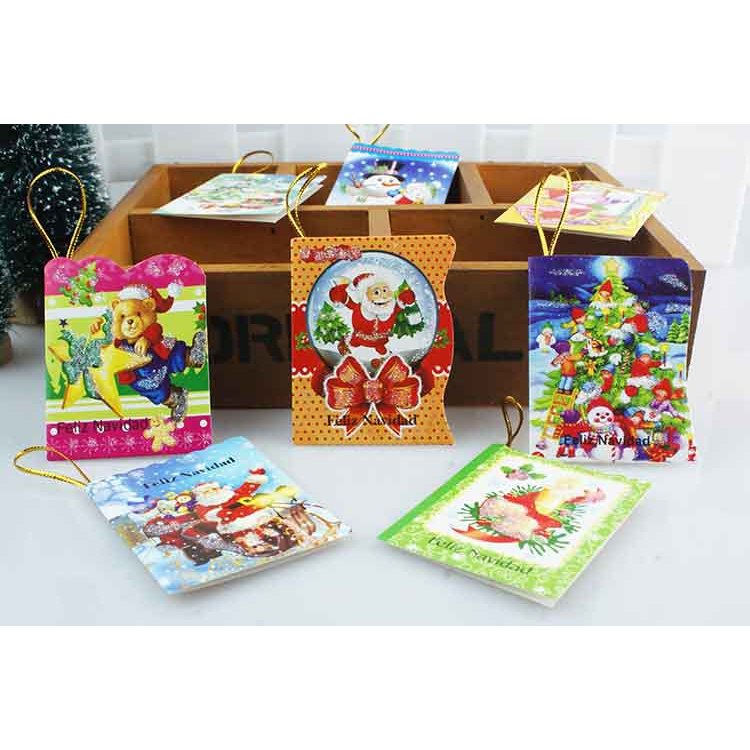 Thiệp Trang Trí Cây Thông Noel