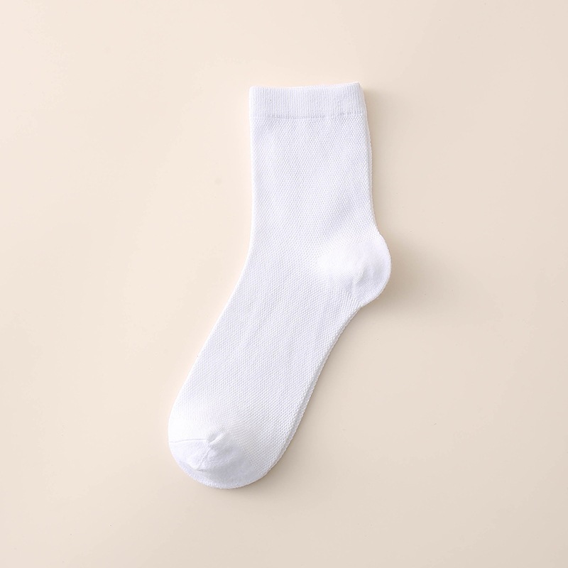 Tất Nam nữ Cotton, tất khử mùi có bo cổ chân và bo lòng bàn chân, thoáng khí, tất đanh, dai, ôm chân đi giày thoải mái