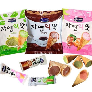 Bánh ốc quế Adorable 300g nhân kem siêu ngon