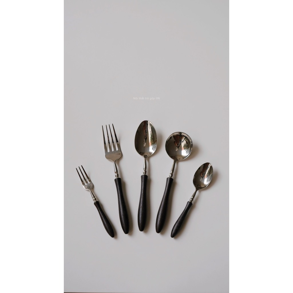 Muỗng/ thìa tay cầm gỗ