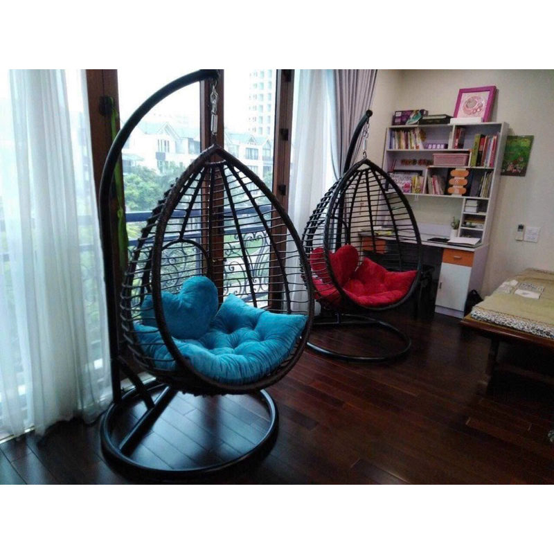 Sỉ Xích Đu Mây Nhựa Khung Sắt