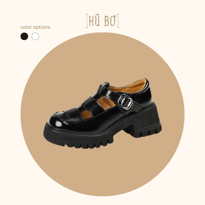 Bomi Platform Shoes - Giày da bò nữ ( genuine leather)