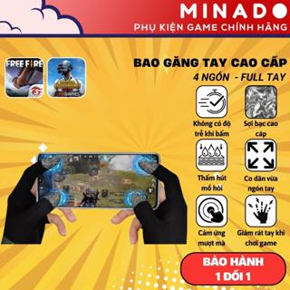  Bao găng tay chơi game siêu nhạy giá rẻ cao cấp chống mồ hôi co dãn hỗ trợ chơi game freefire PUBG liên quân - Minado 
