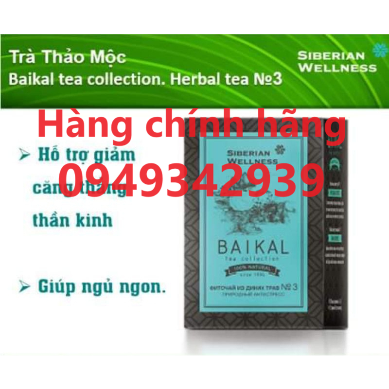[HCM] - Trà ngủ ngon N3 Siberian Trà thảo mộc Baikal tea collection. Herbal tea №3