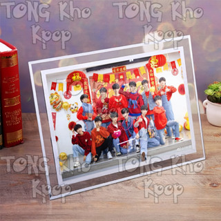 (Kèm ảnh) Khung kính TF Gia tộc thành viên TF3 idol thần tượng cpop quà tặng trang trí để bàn  Tả Hàng Chu Chí Hâm