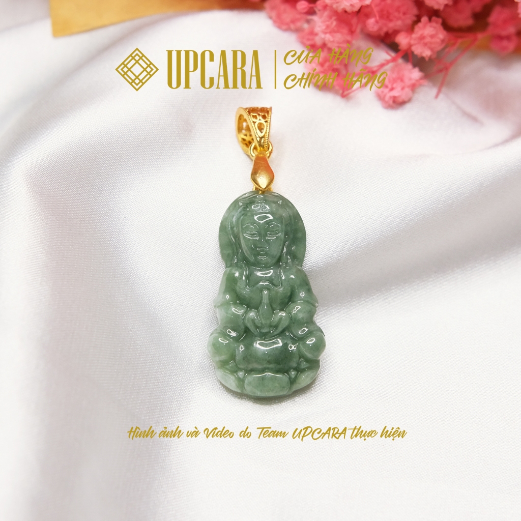 Mặt Quán Âm chất liệu camthach chuẩn a thiên nhiên UPCARA