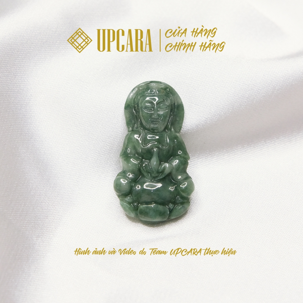 Mặt Quán Âm chất liệu camthach chuẩn a thiên nhiên UPCARA