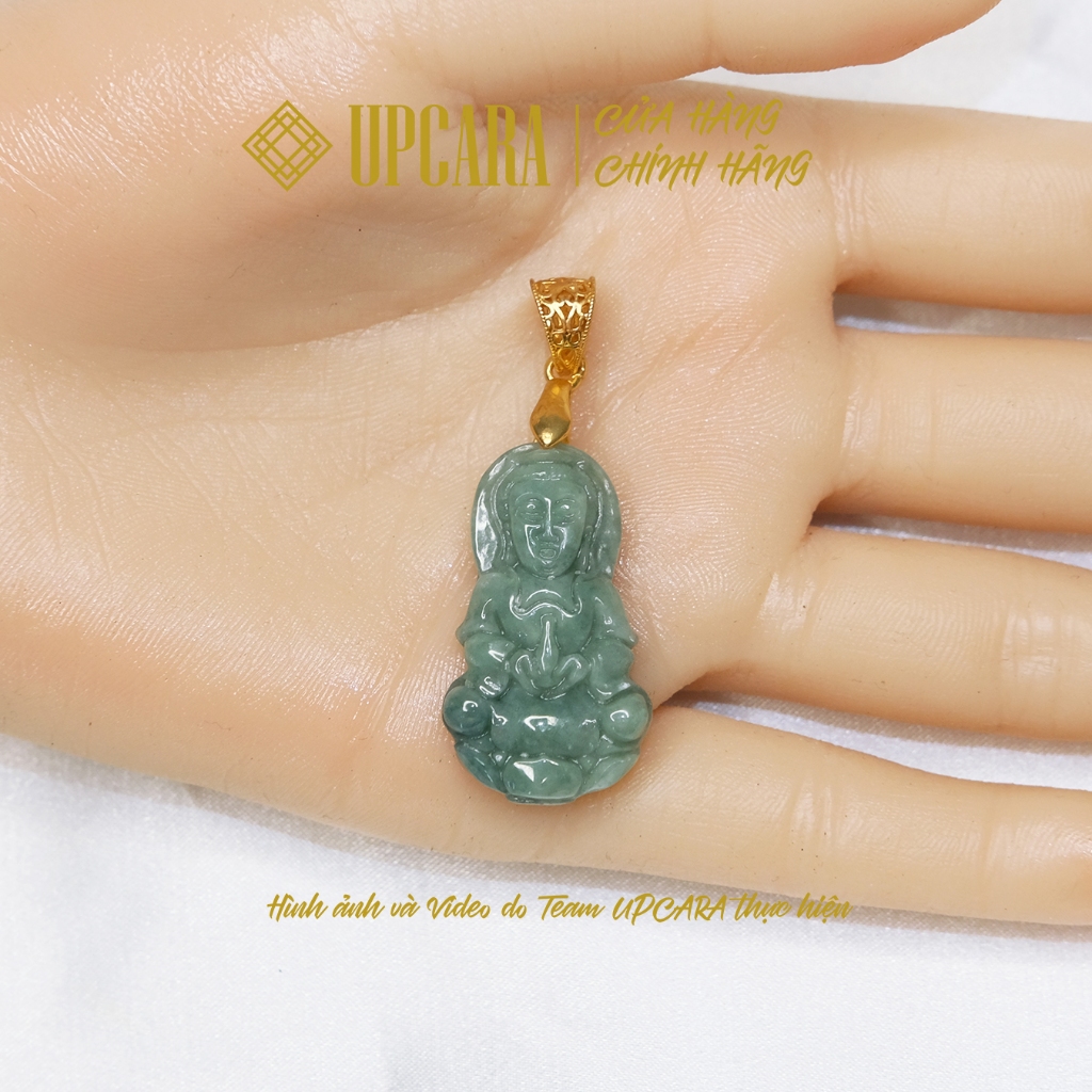 Mặt Quán Âm chất liệu camthach chuẩn a thiên nhiên UPCARA