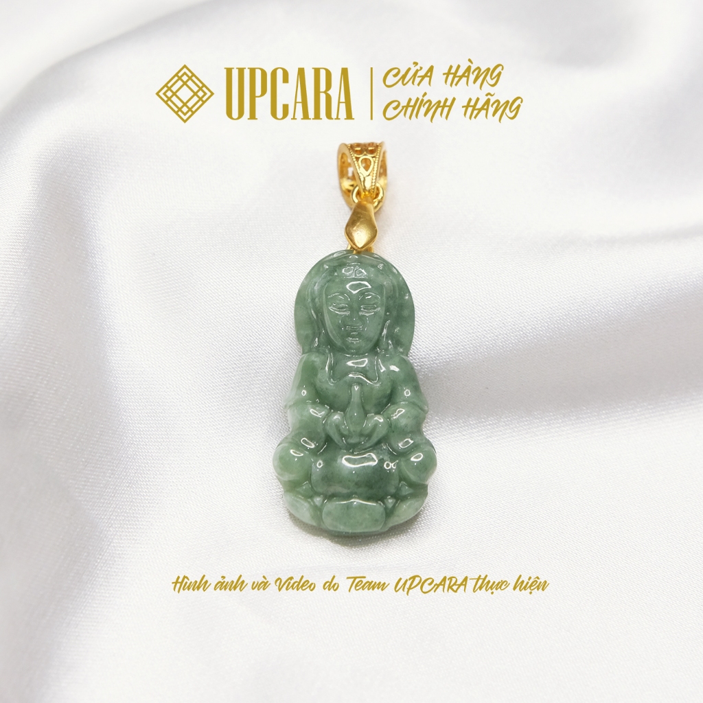 Mặt Quán Âm chất liệu camthach chuẩn a thiên nhiên UPCARA