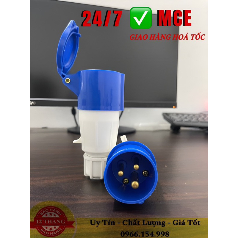 Phích ổ Cắm Công Nghiệp Di động 16A Điện Áp 220V 250V