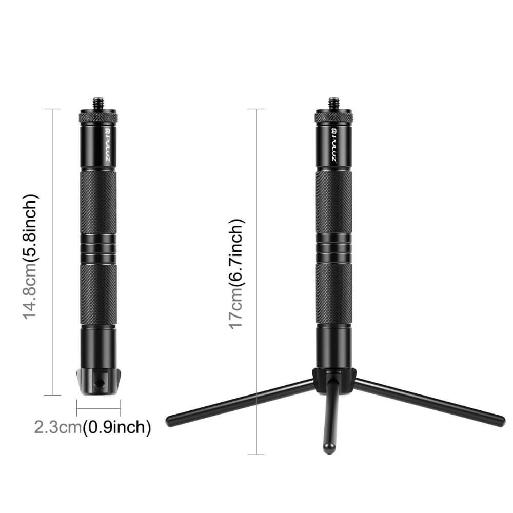 TRIPOD MINI DU LỊCH ĐA NĂNG NHÔM CNC PULUZ