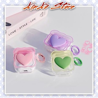 Ốp bảo vệ Airpod 2/3/Pro/Pro2 STICK TRÁI TIM kèm móc khóa - XỊN XÒ Store