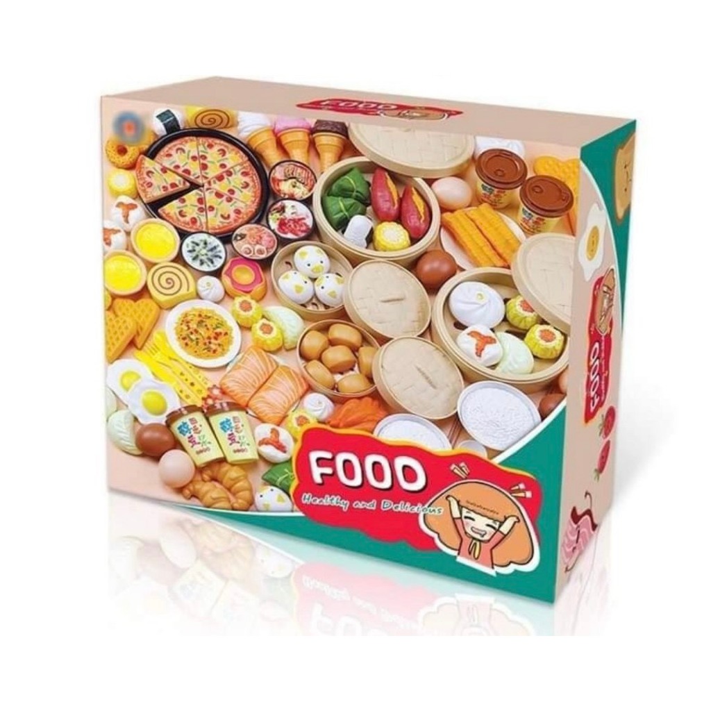 Bộ đồ chơi nhà bếp các loại, bộ đồ chơi bánh bao pizza, đồ chơi mô phỏng nấu ăn 82, 88 chi tiết cho bé