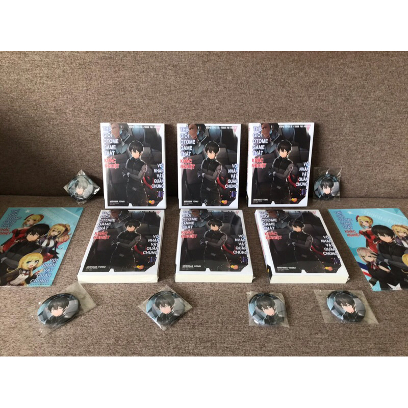 Thế Giới Otome Game Thật Khắc Nghiệt Với Nhân Vật Quần chúng  bản đặc biệt tặng kèm Clear File , Huy Hiệu
