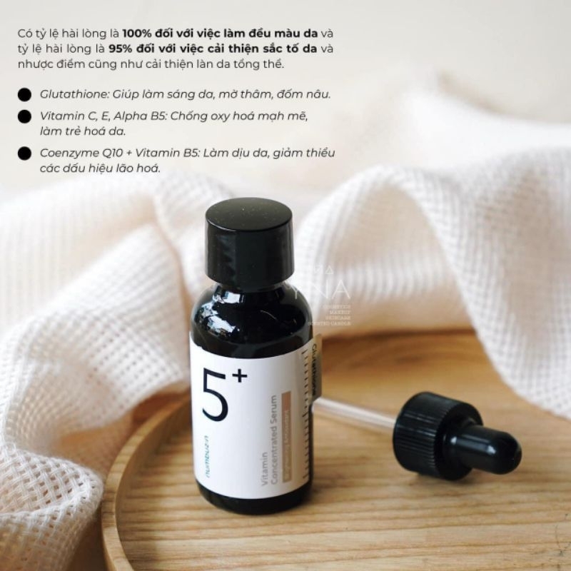 Chất Dưỡng Da ,Mờ Thâm Nám NUMBUZIN No.5 Vitamin Concentrated Serum đậm đặc