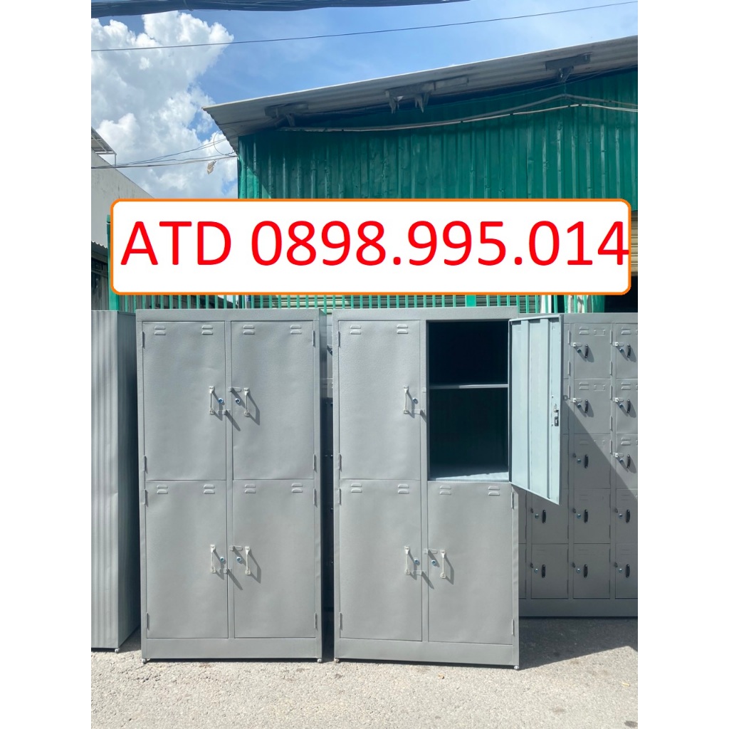 TỦ LOCKER SẮT VĂN PHÒNG 4 6 8 10 NGĂN CÓ KHÓA GIÁ RẺ TẬN GỐC