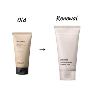 Sữa Rửa Mặt Tro Núi Lửa hết Mụn Đầu Đen, Bã Nhờn Innisfree Jeju Volcanic Pore Cleansing Foam 150ml