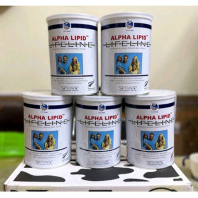 Combo 5 lon sữa non Alpha lipid Lifeline 450g