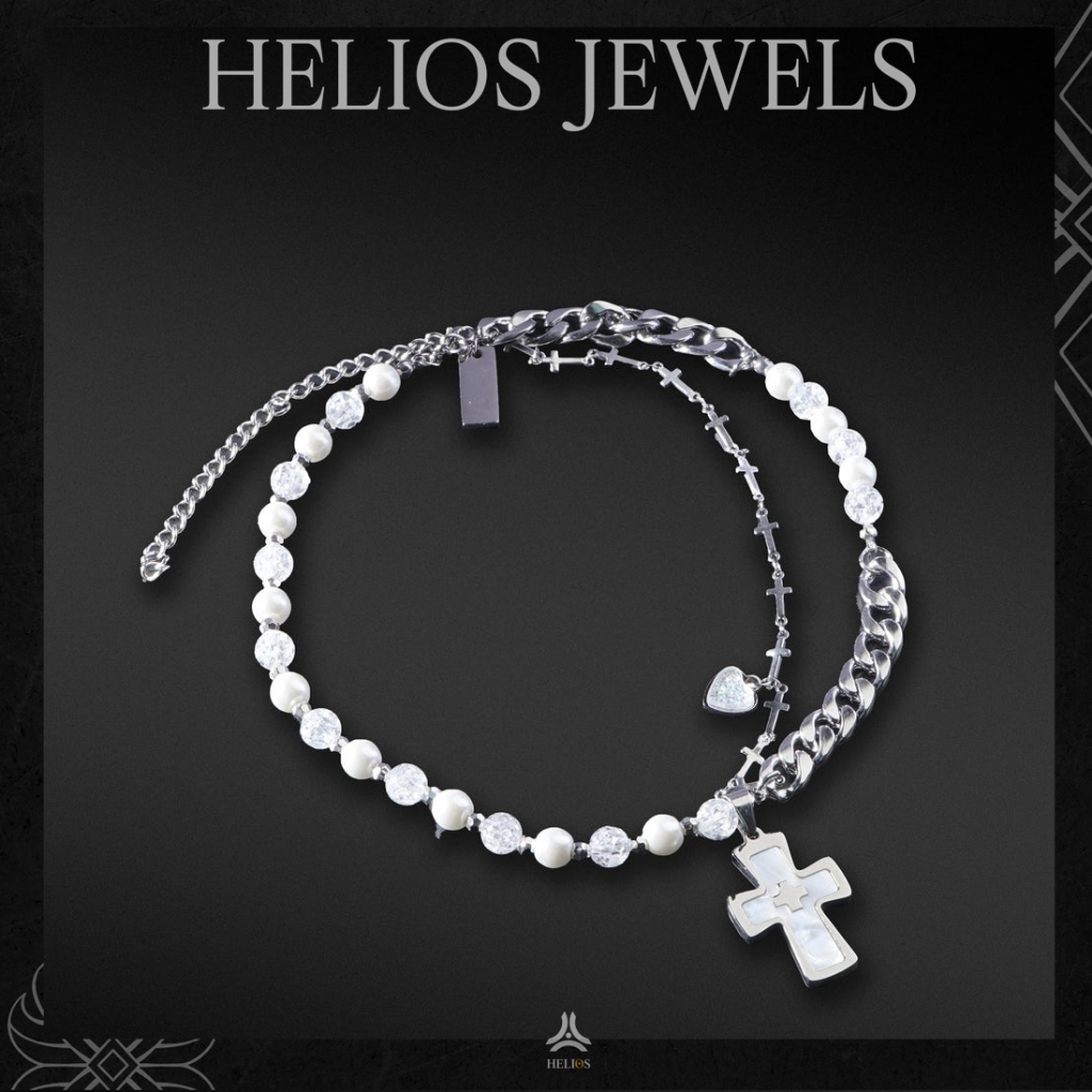 Dây chuyền nam, nữ Helios Cross Love DCN224