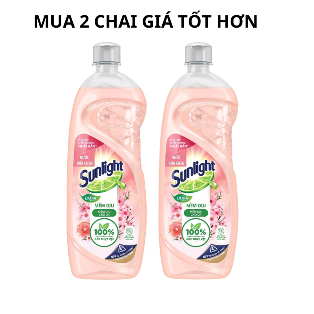 Nước Rửa Chén Bát Sunlight 750g