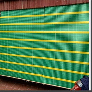 Màn sáo nhựa che nắng rộng1m80 x cao 2m, 2,5m ,3m, Mành nhựa che mưa cửa sổ ,rèm nhựa treo hành lang