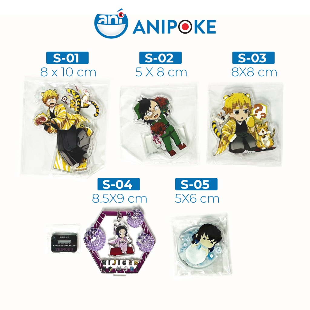 Standee Kimetsu no yaiba Thanh gươm diệt quỷ chính hãng, nhập từ Nhật.