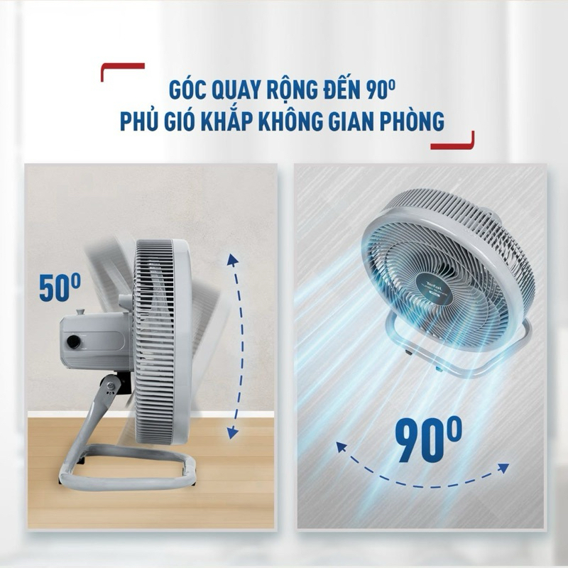 Quạt sàn Tefal Turbo Silence Plus VH686790 - Xám