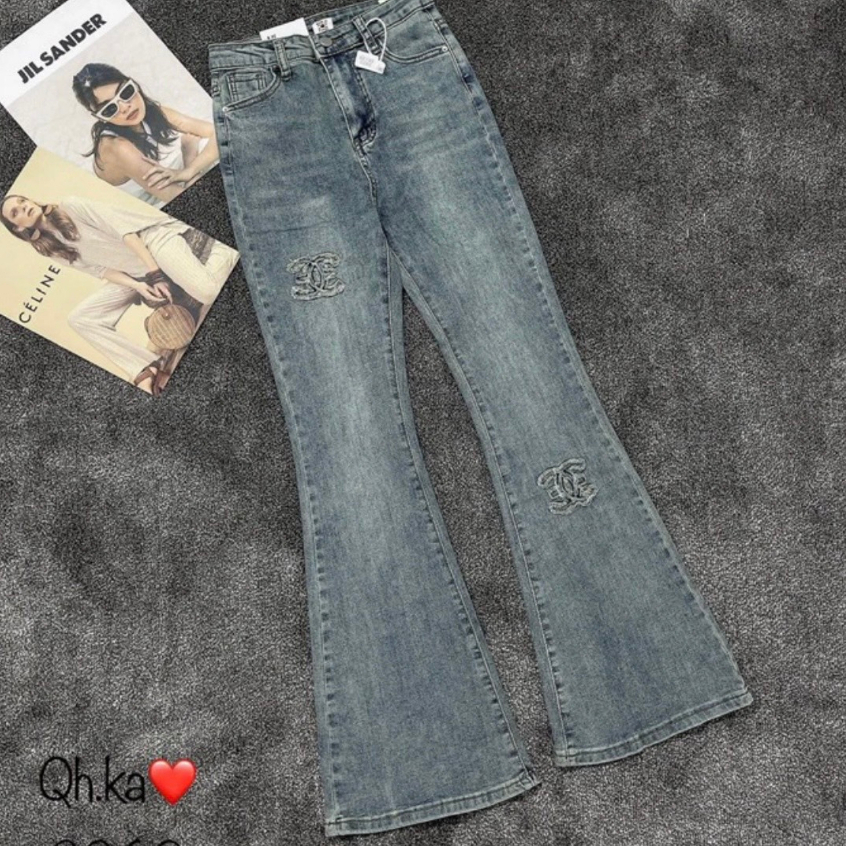 Quần Jeans Loe Thêu X Nổi Siêu Hot Cực Hack Dáng