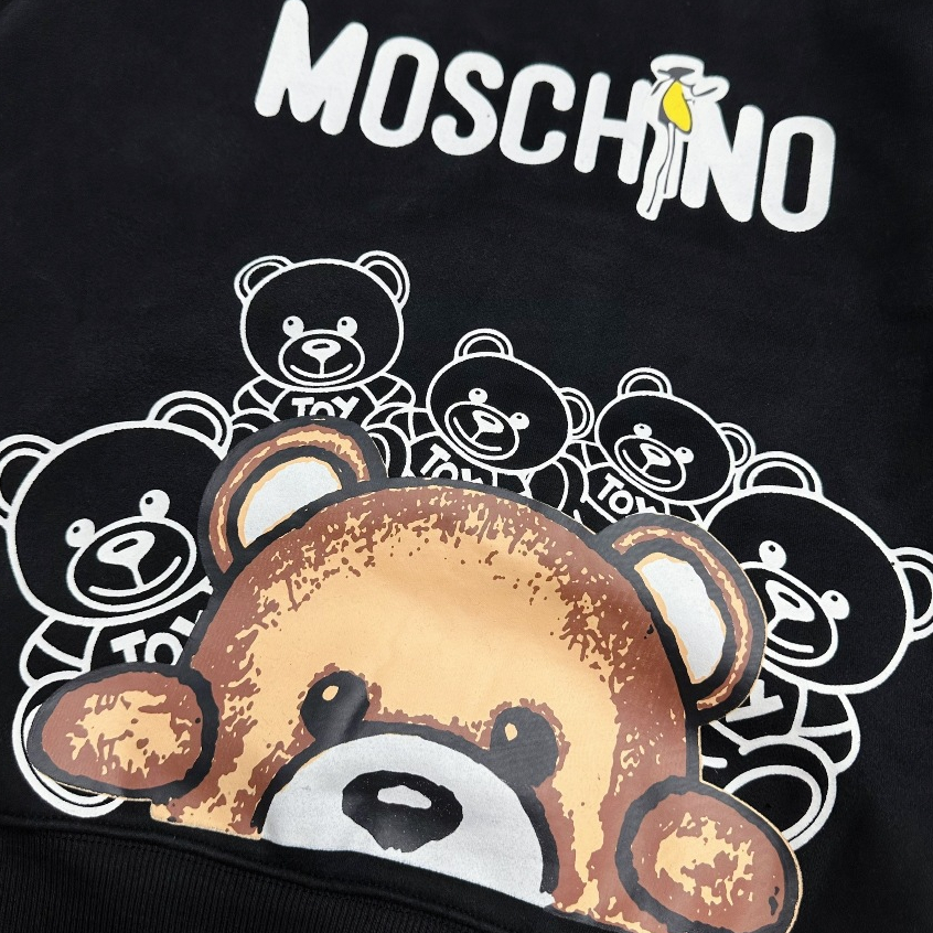 Áo Hoodie Nam Mô Chi Nô Hình In Gấu Quảng Châu Siêu Nét - Áo Hoodie Nam Nữ Nam Mô Chi Nô Cao Cấp