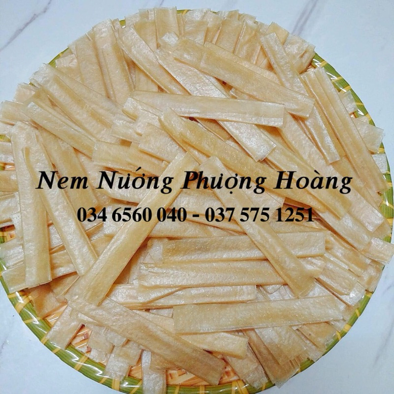 Vỏ ram Hà Tĩnh cuốn sẵn chuyên dùng cho món nem nướng Nha Trang