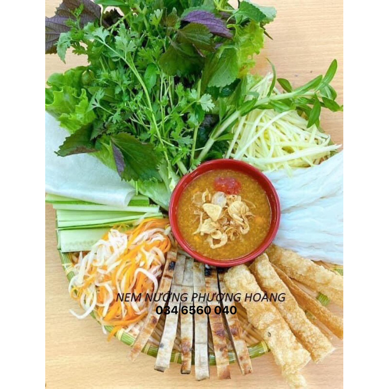 Vỏ ram Hà Tĩnh cuốn sẵn chuyên dùng cho món nem nướng Nha Trang