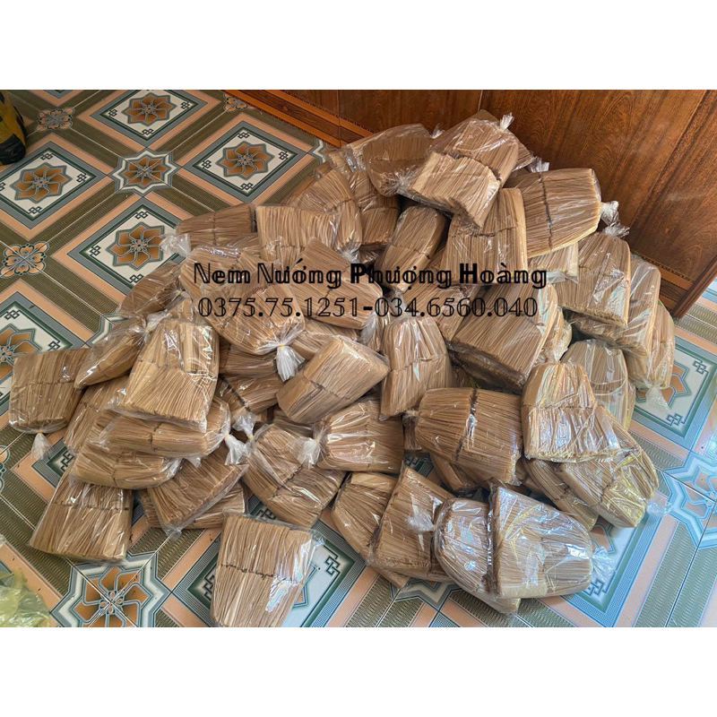 Vỏ ram Hà Tĩnh cuốn sẵn chuyên dùng cho món nem nướng Nha Trang