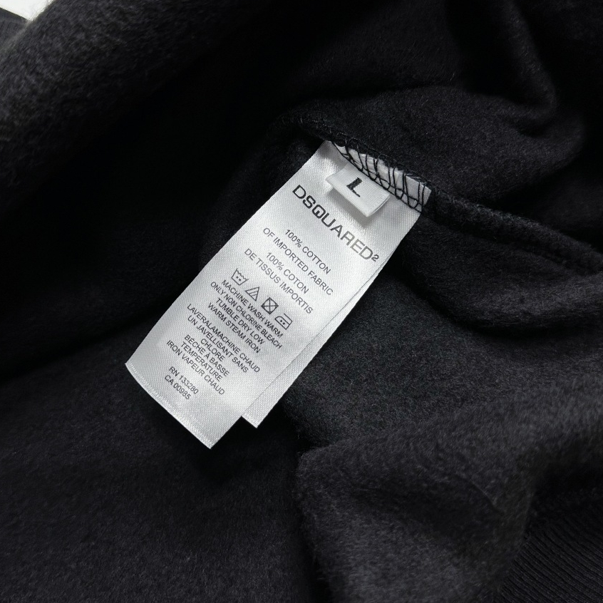 Áo Hoodie Nam Đê Ét Quy Hình In Chéo Thân Siêu Đẹp - Áo Hoodie Nam DSQ In Chữ Cao Cấp