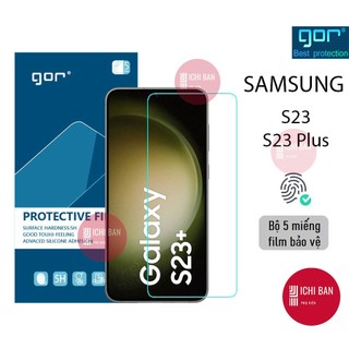 Miếng dán màn hình Gor Samsung S23/ S23 Plus Cảm ứng nhạy, Chống trầy xước Hạn chế bám vân tay - Hãng Gor
