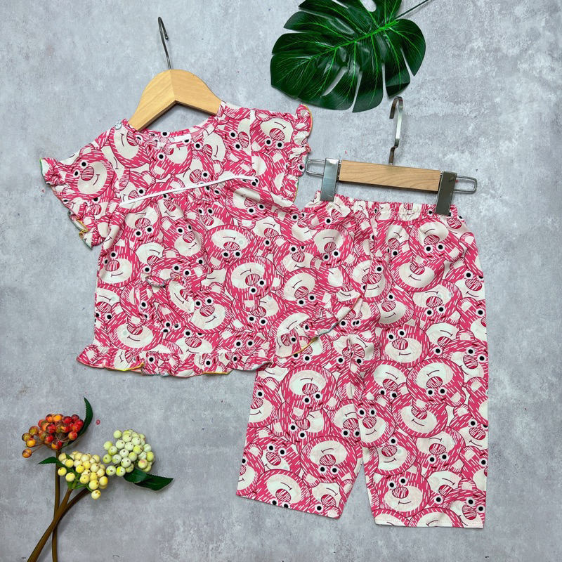 Bộ tole / lanh bé gái tay ngắn quần dài size 9-37kg