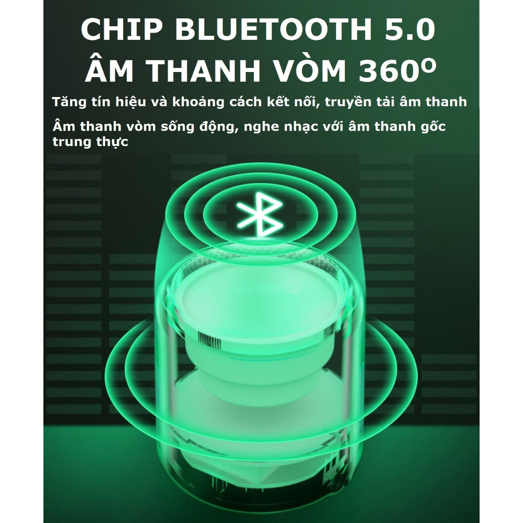 Loa Bluetooth Kèm Mic Karaoke Y2 - Pin Trâu - Bắt Tiếng Cực Tốt - Bass Đầm - Chính Hãng Phukien 365