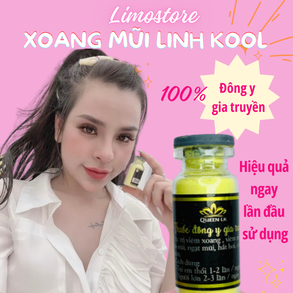 Xoang mũi Đông y gia truyền Queen LK chính hãng, viêm xoang, viêm mũi dị ứng 100% thảo dược thiên nhiên