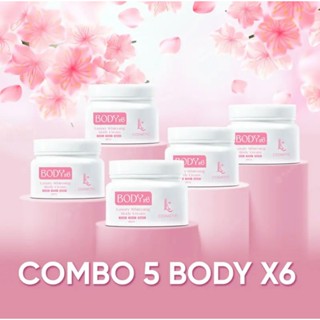 [COMBO 5 hộp] Kem body X6 Luxury Linh Kool chính hãng, dưỡng trắng, chống nắng FPS50++, cấp ẩm không trôi, thơm lâu 250g