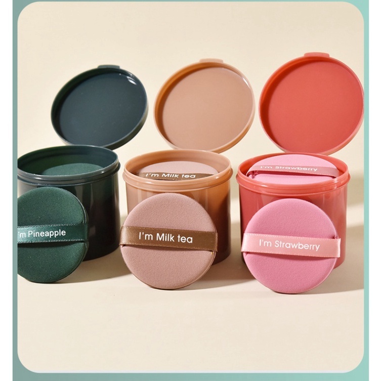 Hộp 7 Mút Trang Điểm Tròn Tán Phấn Nước Kem Nền thời thượng