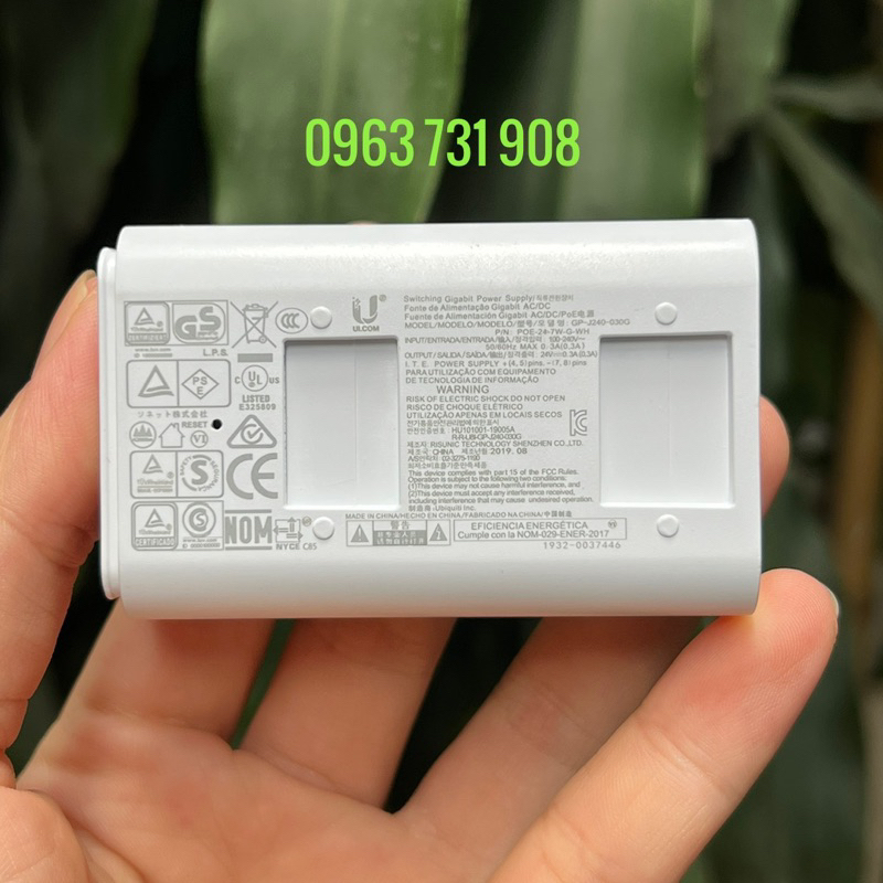 Nguồn POE 24v 0.3a Gigabit Ubiquiti