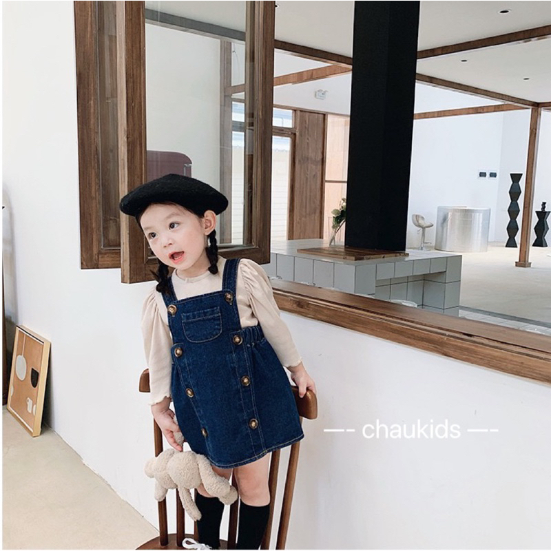 Sét yem kèm áo cho bé gái